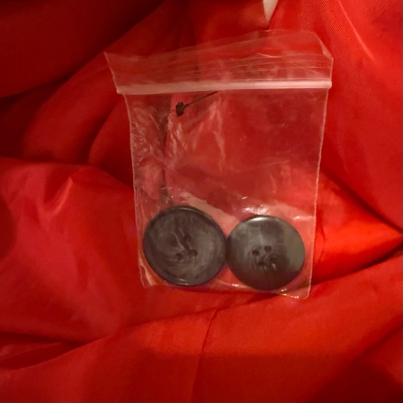 Nine West Red Trench Coat XXL – Double Breasted Belted Jacket NWT - Picture 10 of 10